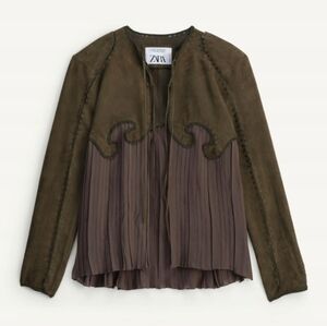 Zara Limited Edition Leather Jacket (Missing Leather Drawstring) NWOT